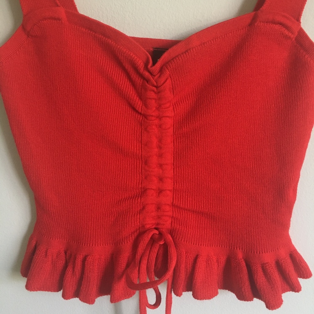BUNDLE ME✨ KNIT RUFFLE TOP - Picture 2 of 4